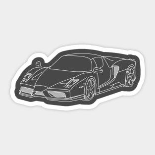 Ferrari Enzo supercar Sticker